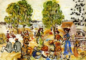 Picnic II by Maurice Brazil Prendergast Oil Painting Reproduction