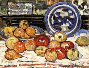 Still Life with Apples by Maurice Brazil Prendergast Oil Painting Reproduction