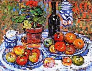 Still Life by Maurice Brazil Prendergast - Hand-Painted Oil Painting Reproduction