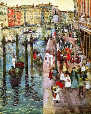 The Grand Canal, Venice by Maurice Brazil Prendergast Oil Painting Reproduction