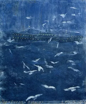 The Ocean Palace by Maurice Brazil Prendergast Oil Painting Reproduction