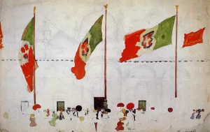 Venice Unfinished by Maurice Brazil Prendergast Oil Painting Reproduction